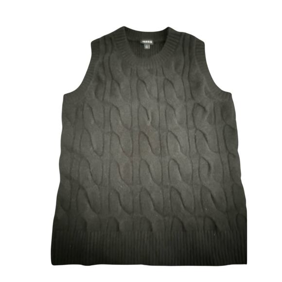 UEC TORRID Vegan Cashmere Black Vest Sweater SZ 1 - Picture 5 of 10